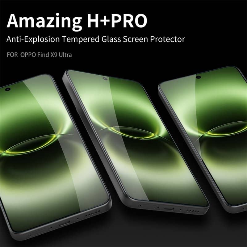Стъклен Протектор за Oppo Find X9 Ultra, Nillkin H+Pro Glass, Прозрачен (10)