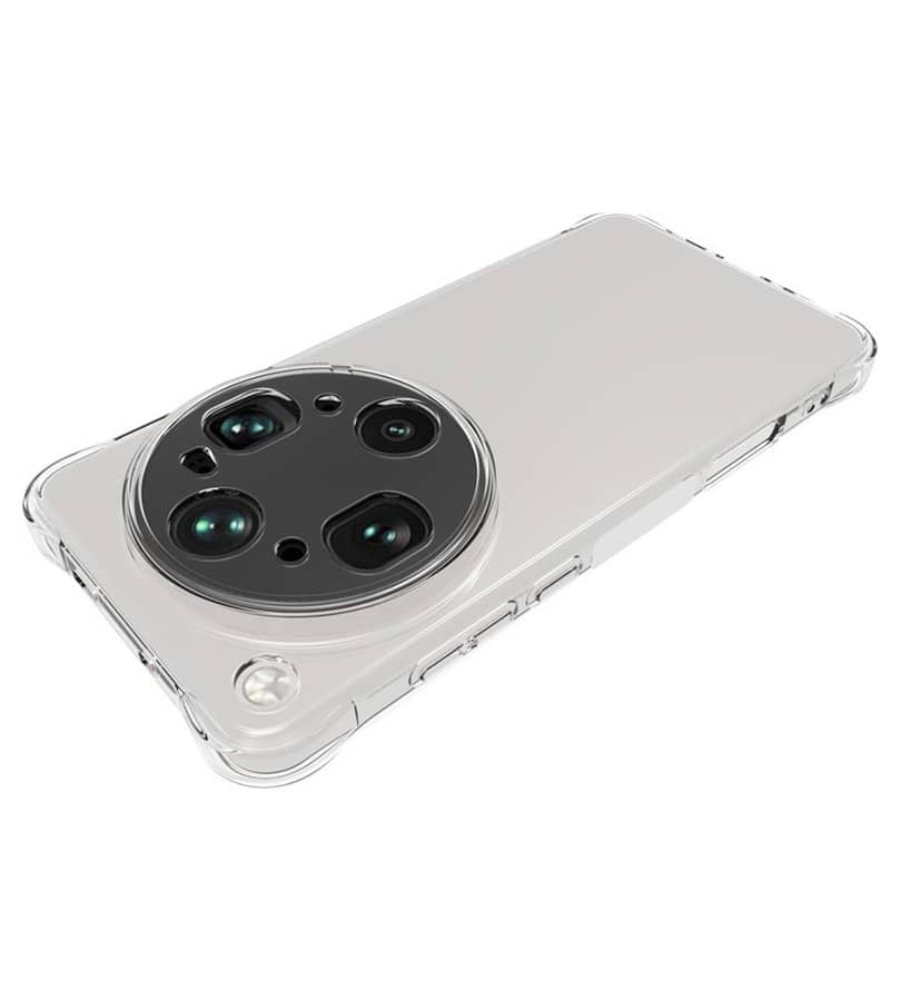Противоударен Силиконов Калъф за Oppo Find X9 Ultra, GKK Crystal Armor Case, Прозрачен (3)