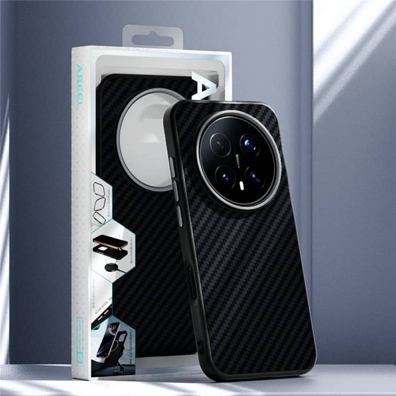 Magsafe Калъф за Honor Magic 8 Pro, Carbon Desigh Case, Черен (8)