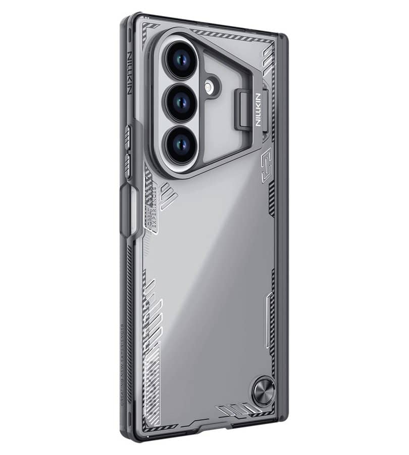 Противоударен Калъф за Samsung Z Fold 7, Nillkin Iceblade CamProp Case, Сив (16)