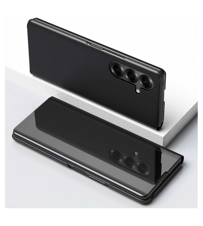 Кожен Калъф с Поставка за Samsung Z Fold 7, GKK Leather Case, Черен (11)