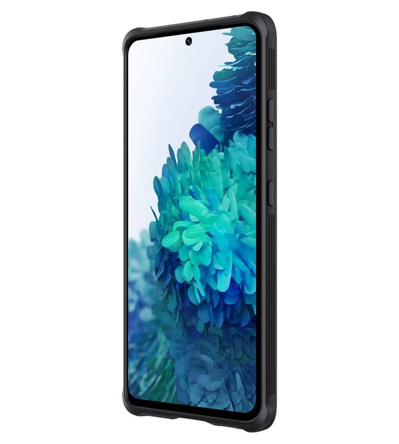 Калъф с Плъзгач за Камера за Samsung S21 Ultra, Nillkin CamShield Case, Черен (9)