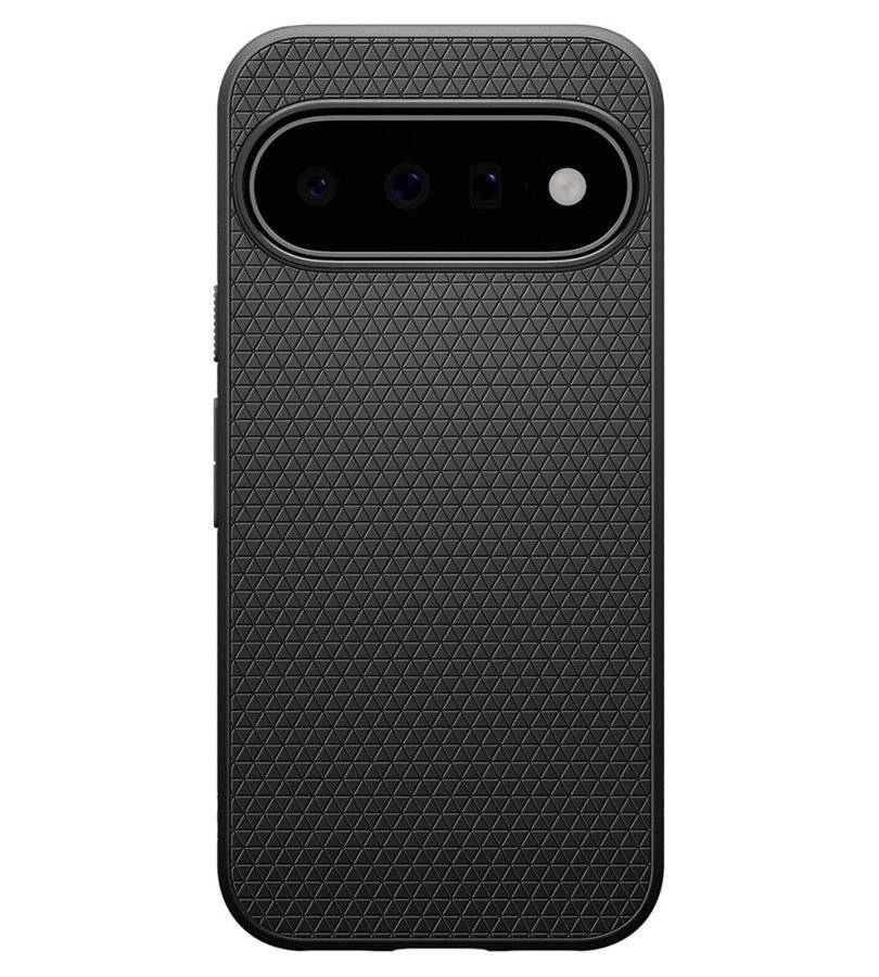 Противоударен Калъф за Google Pixel 11, Spigen Liquid Air Case Matte Black, Черен (2)