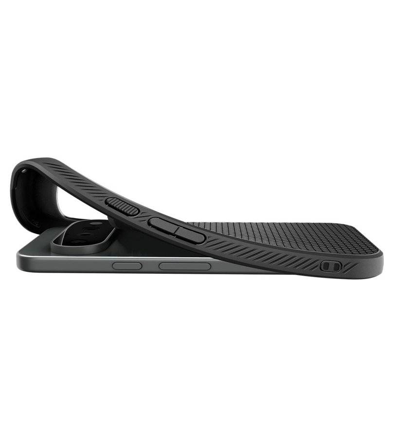Magsafe Kалъф за Google Pixel 11, Spigen Liquid Air Mag Fit Case Matte Black, Черен (6)
