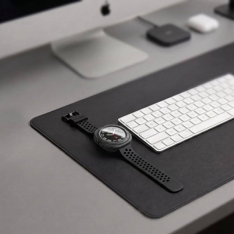 Калъф за Samsung Watch 8/9 40 mm, Spigen Liquid Air Case, Черен (3)