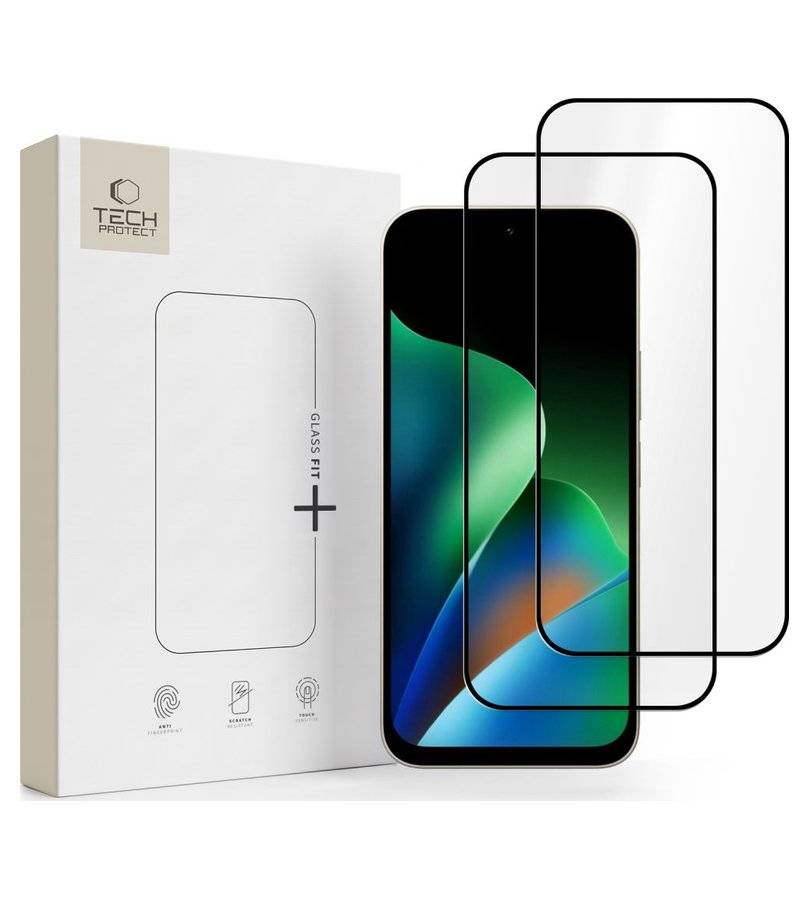 Стъклен Протектор за Xiaomi Redmi 17, Tech-Protect Fit+ FC Glass 2бр., Прозрачен