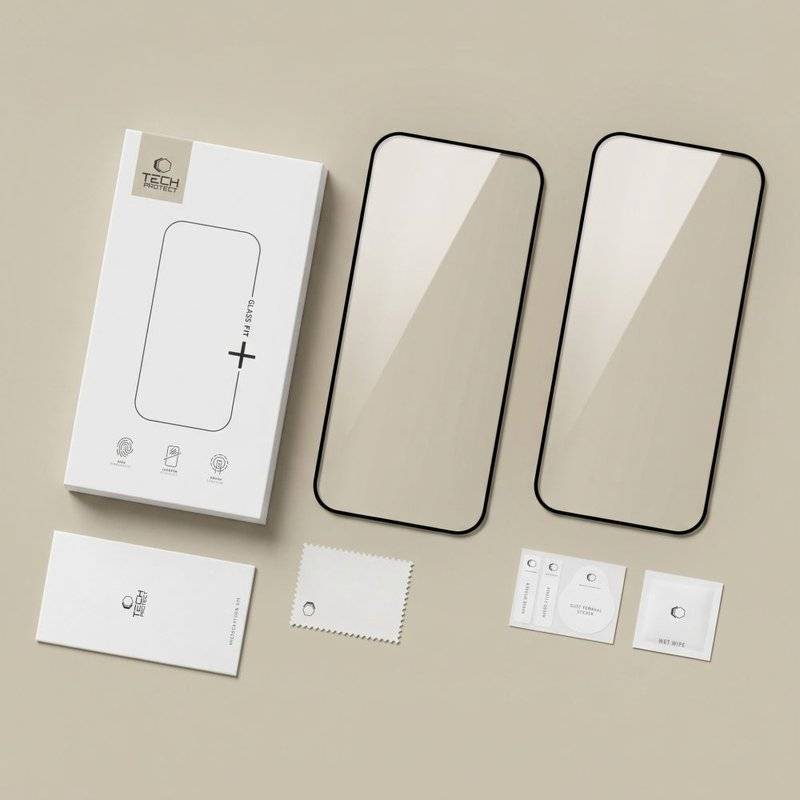 Стъклен Протектор за Xiaomi Redmi 17, Tech-Protect Fit+ FC Glass 2бр., Прозрачен (3)