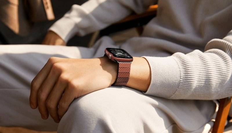 Карбонов Калъф за Apple Watch 11/10 46mm, Pitaka Air Case Sunset, Кафяв (5)