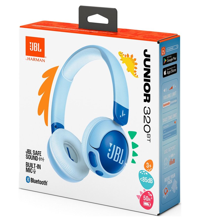 Детски Безжични Слушалки, JBL JR320BT Junior, Син (7)