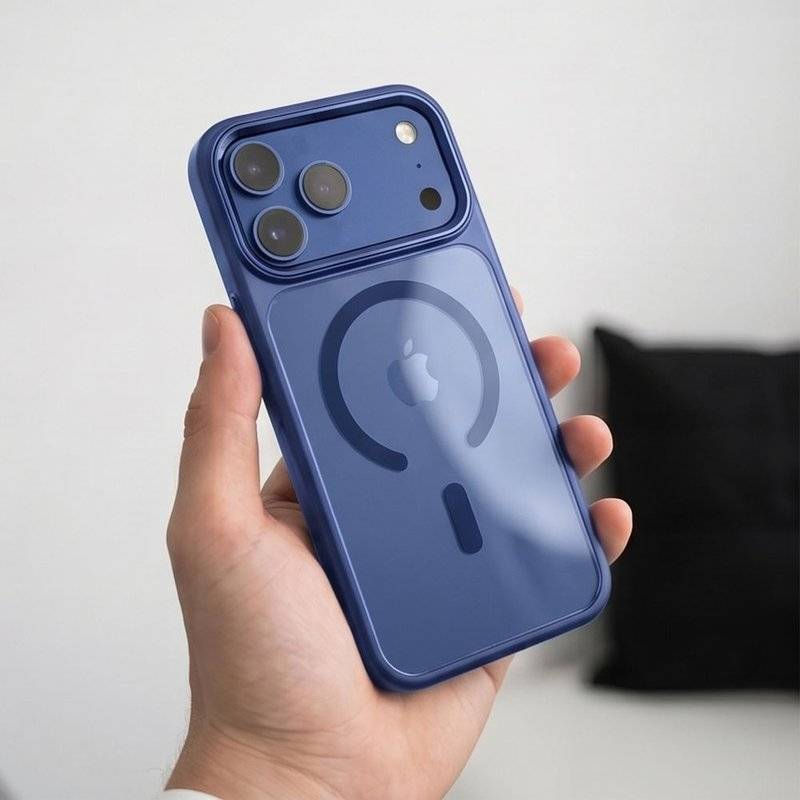 Magsafe Калъф за iPhone 17, Tech-Protect MagMat Clear Case, Черен (8)