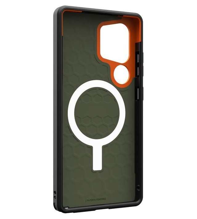 Magsafe Противоударен Калъф за Samsung S25 Ultra, UAG Civilian Magnet Case, Зелен (7)