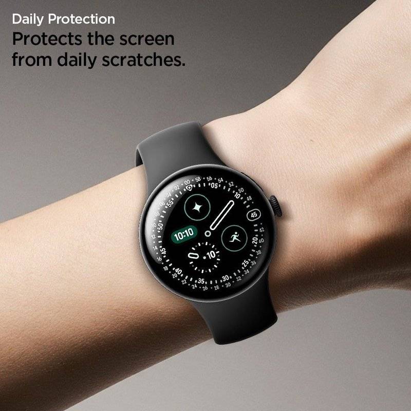 Калъф за Google Pixel Watch 3/ 4/ 5 41mm, Spigen Elite Shield EZ Fit Case 2бр., Прозрачен (8)