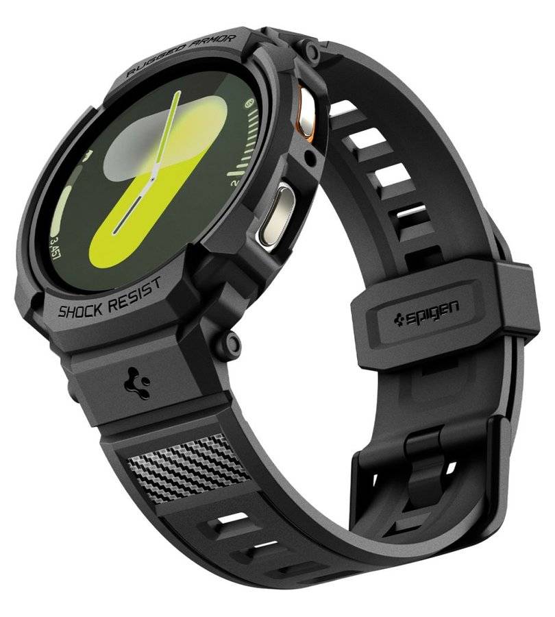 Калъф за Samsung Watch 8/ 9 40mm, Spigen Rugged Armor Pro Case, Черен (10)