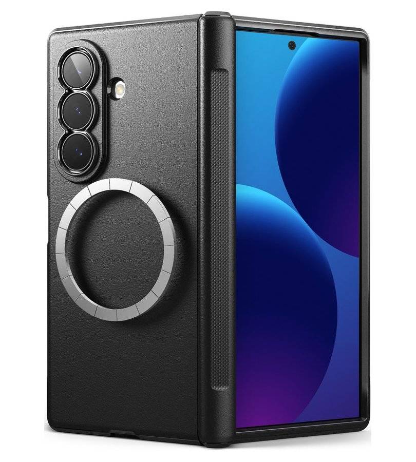 Magsafe Калъф за Samsung Z Fold 8 Ultra, Ringke Onyx Flap Magnetic Case, Черен