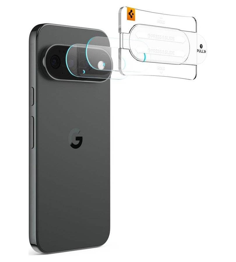 Протектор за Камерата на Google Pixel 10 Pro XL, Spigen EZ Fit Optik Pro Glas.tR 2бр., Прозрачен (4)