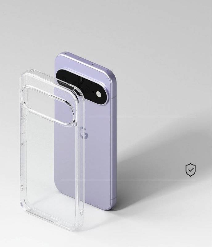 Противоударен Калъф за Google Pixel 11, Ringke Fusion Clear Case, Прозрачен (5)