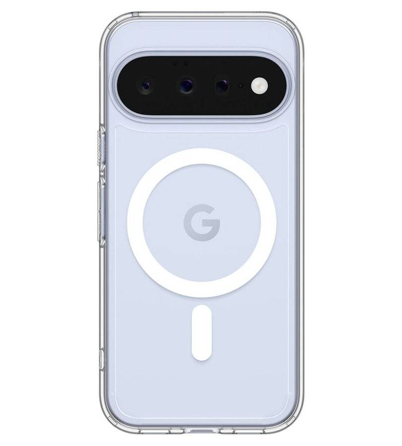 Magsafe калъф за Google Pixel 11, Spigen Ultra Hybrid Clear Mag Fit Case, Прозрачен (3)