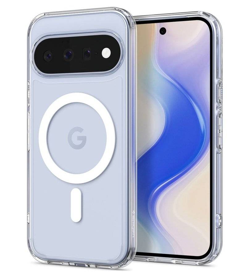 Magsafe калъф за Google Pixel 11, Spigen Ultra Hybrid Clear Mag Fit Case, Прозрачен