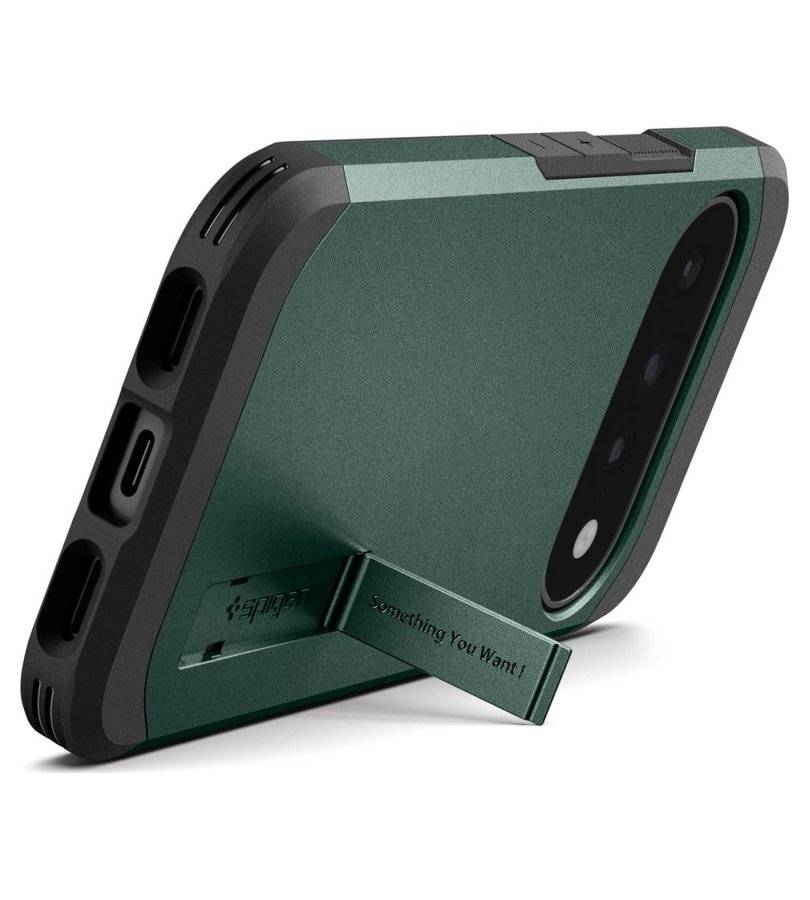 Magsafe калъф за Google Pixel 11, Spigen Tough Armor Mag Fit Case Abyss Green, Зелен (4)