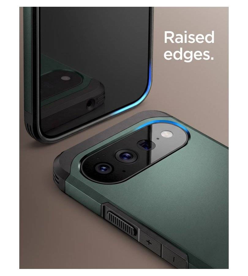 Magsafe калъф за Google Pixel 11, Spigen Tough Armor Mag Fit Case Abyss Green, Зелен (12)
