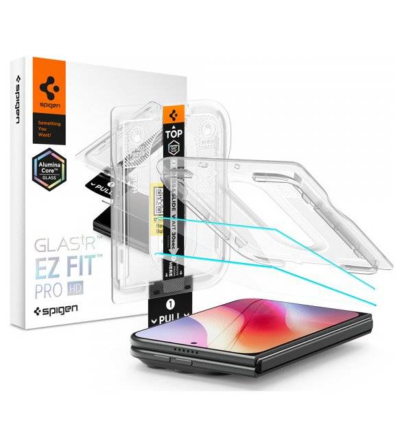 Стъклен Протектор за iPhone Duo, Spigen EZ Fit Pro Glas.tR 2бр., Прозрачен