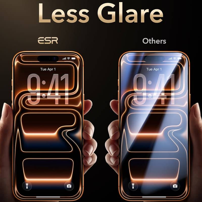 Протектор за iPhone 17, ESR Ultrafit Armorite Pro Glass, Прозрачен