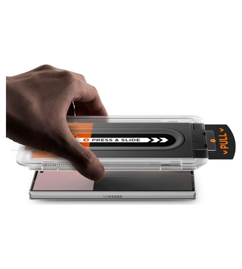 Затъмняващ Протектор за Samsung Z Fold 8 Ultra/ Fold 7, Spigen Privacy Glas.tR EZ Fit Pro 2бр., Черен (4)
