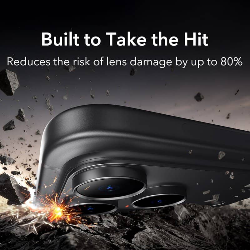 Протектор за Камерата на iPhone 18 Pro Max, ESR Armorite Pro Cam Glass, Черен (6)