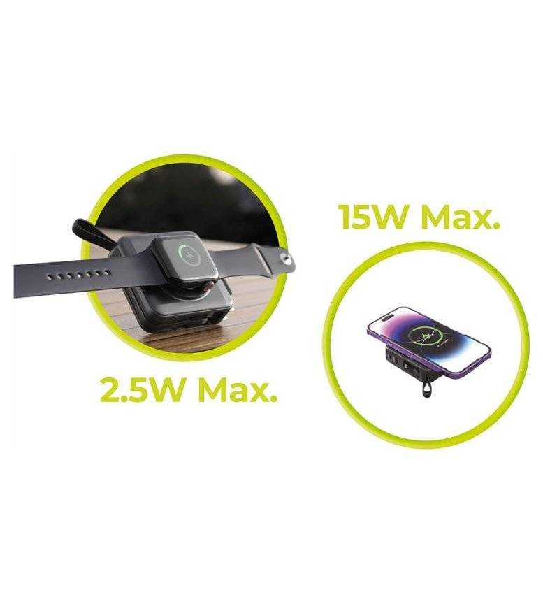 Magsafe Външна Батерия, Combo Travel Charger 10000mAh 22.5W, Черен (13)