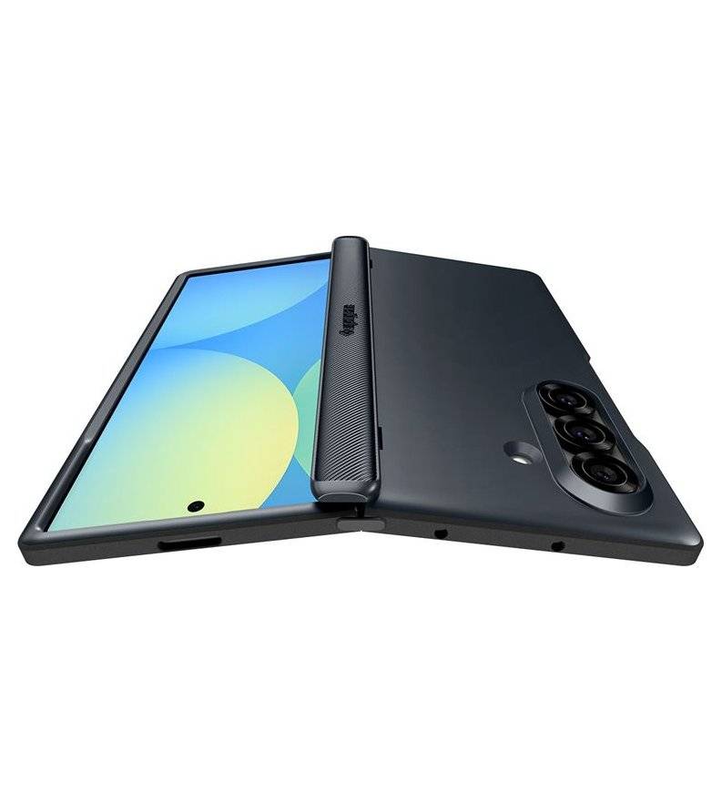 Magsafe Калъф с Предпазител за Samsung Z Fold 7, Spigen Slim Armor Pro Case, Сив (5)