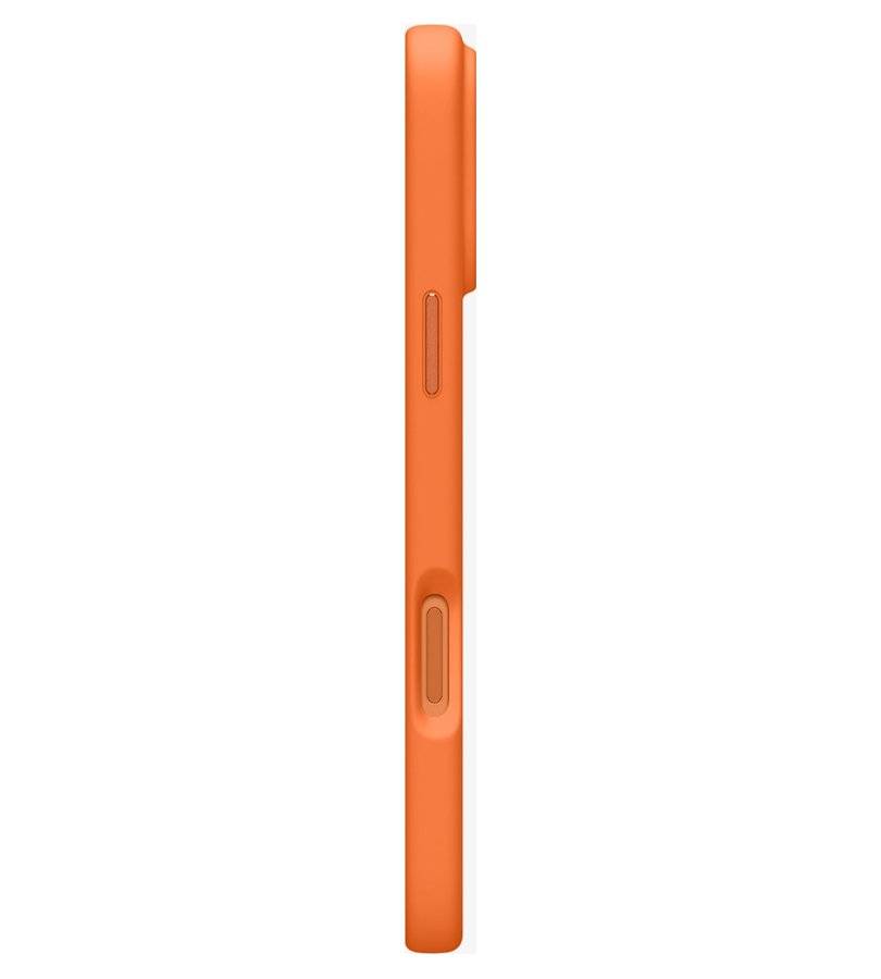 Magsafe Калъф за iPhone 17 Pro, Spigen Silicone Fit Mag Case, Оранжев (3)