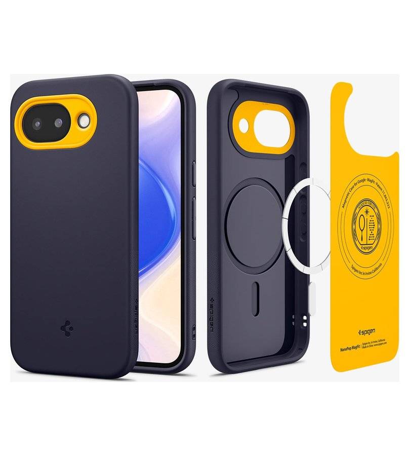 Magsafe Калъф за Google Pixel 10A, Spigen Nano Pop Case, Син (8)