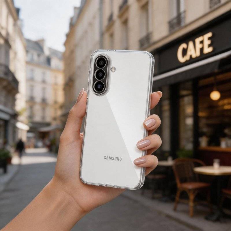 Силиконов Калъф за Samsung A27, Tech-Protect FlexAir Clear Case, Прозрачен (5)