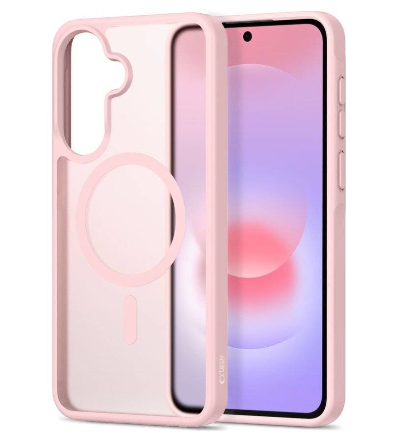 Magsafe Калъф за Samsung A37, Tech-Protect MagMat Case, Розов