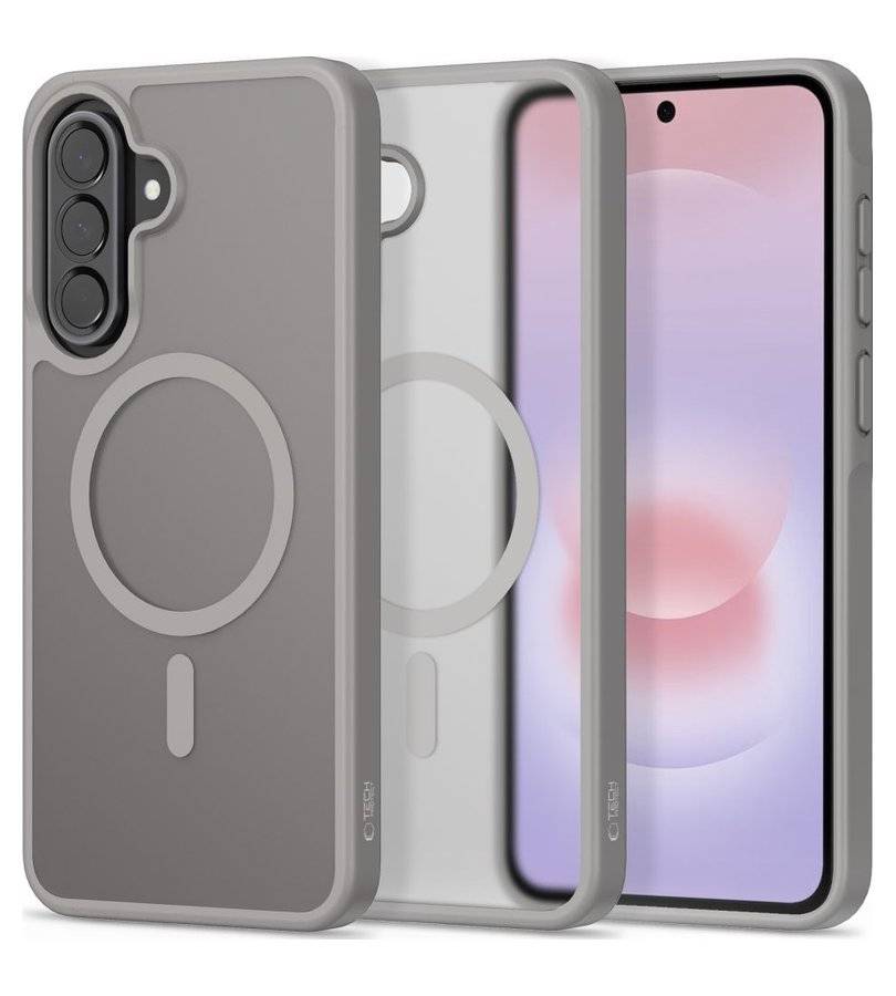 Magsafe Калъф за Samsung A57, Tech-Protect MagMat Case, Сив (2)