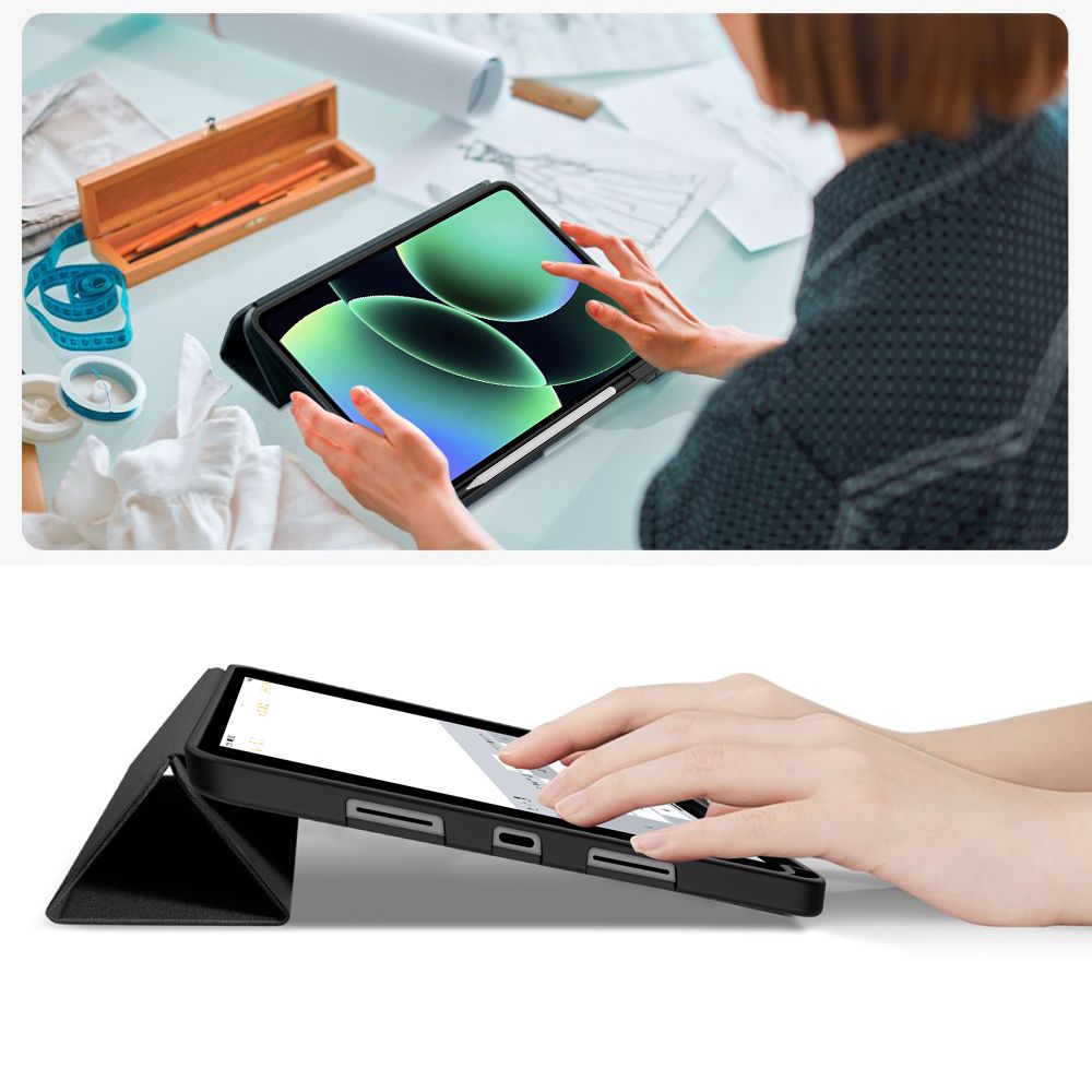 Калъф за Samsung Tab S10 Lite/ S10 FE/ S9 FE/ S9, Tech-Protect SC Pen Case, Черен (11)