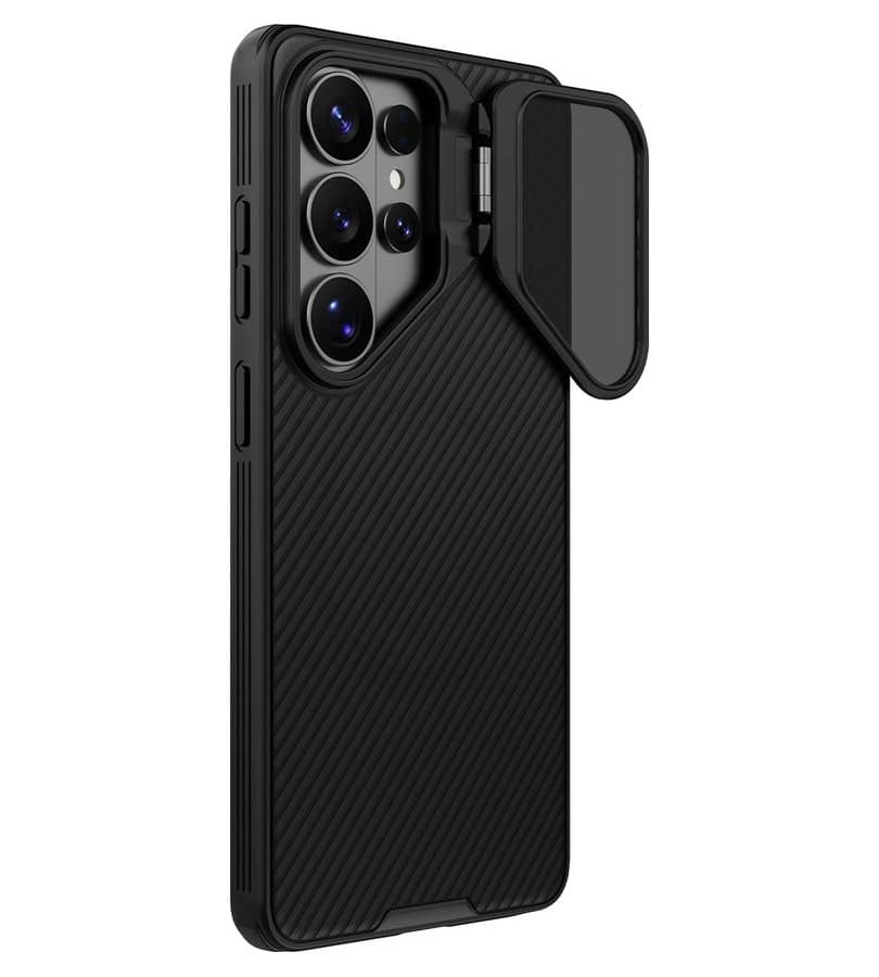 Magsafe Калъф за Samsung S26 Ultra, Nillkin CamShield Prop Mag Case, Черен (2)