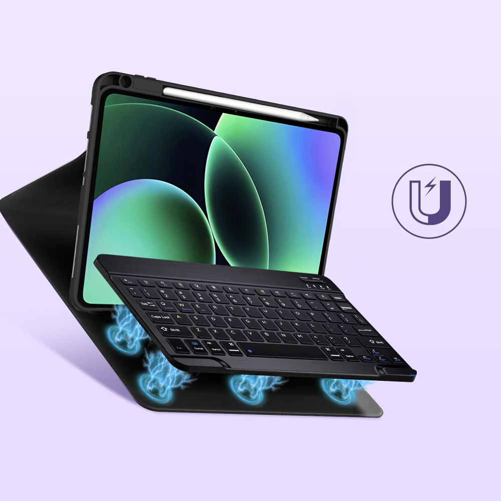 Калъф с Клавиатура за Xiaomi Pad 8 Pro/ 8/ 7 Pro/ 7 11.2", Tech-Protect SC Pen Keyboard Case, Черен (6)