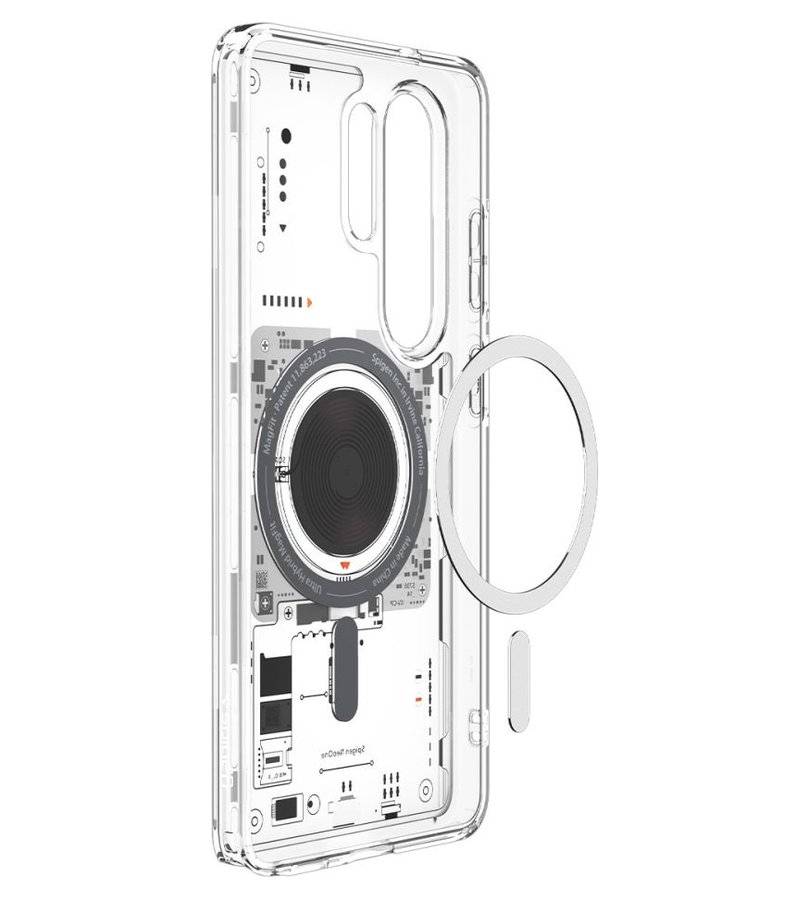 Magsafe Калъф за Samsung S26 Ultra, Spigen Ultra Hybrid Neo One Case, Прозрачен (5)