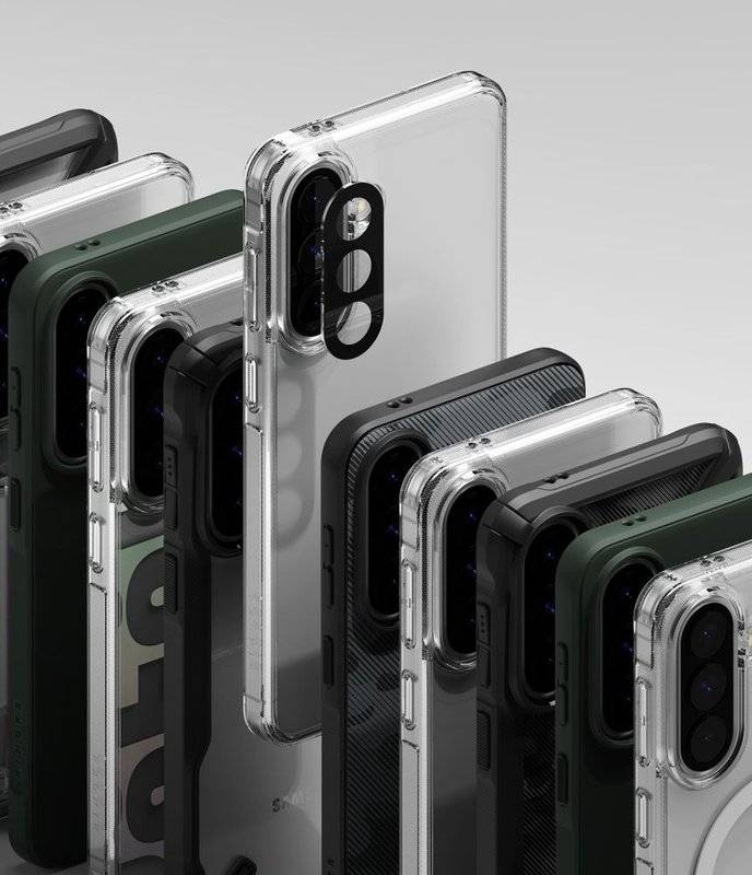 Противоударен Хибриден Калъф за Samsung A57, Ringke Fusion Case, Прозрачен (7)