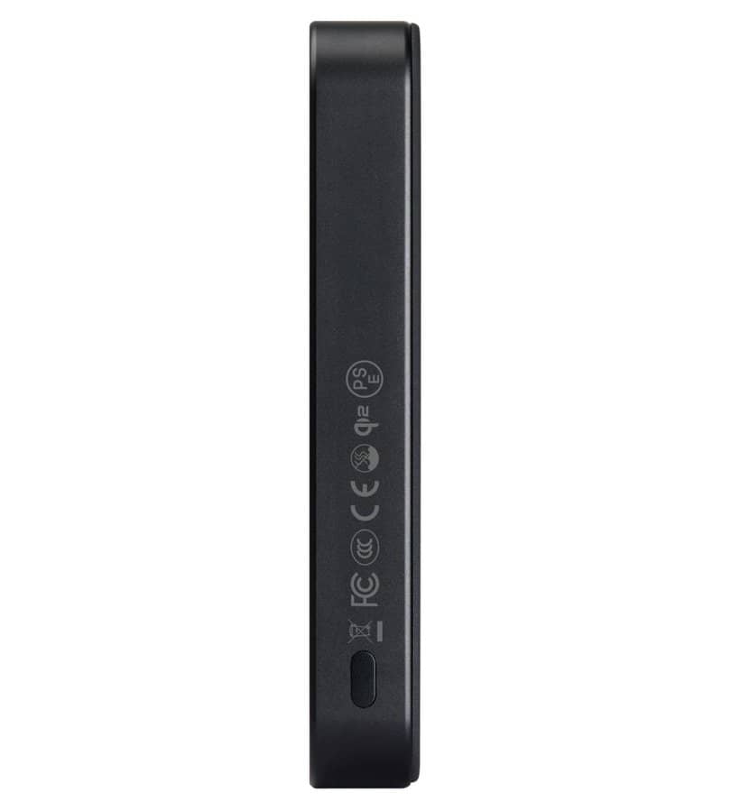 Magsafe Външна Батерия, Pitaka Aramid Magnetic 10000mAh Qi2 Black/Gray, Черен (5)