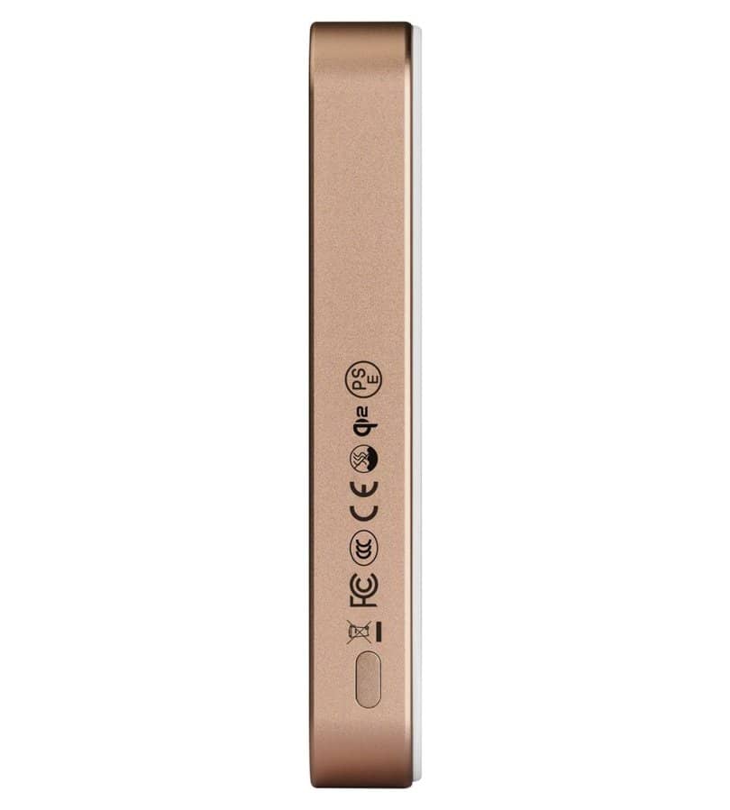 Magsafe Външна Батерия, Pitaka Aramid Magnetic 10000mAh Qi2 Golden, Златист (5)