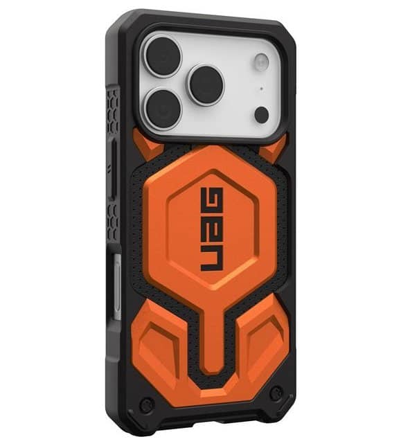 Magsafe Противоударен Калъф за iPhone 17 Pro Max, UAG Monarch Pro Case Orange, Оранжев (3)