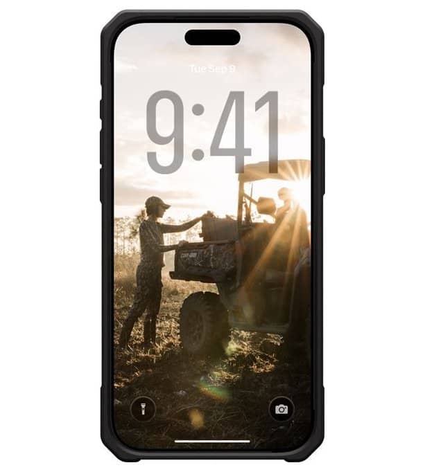 Magsafe Противоударен Калъф за iPhone 17 Pro Max, UAG Monarch Pro Kevlar Case Mallard, Син (7)