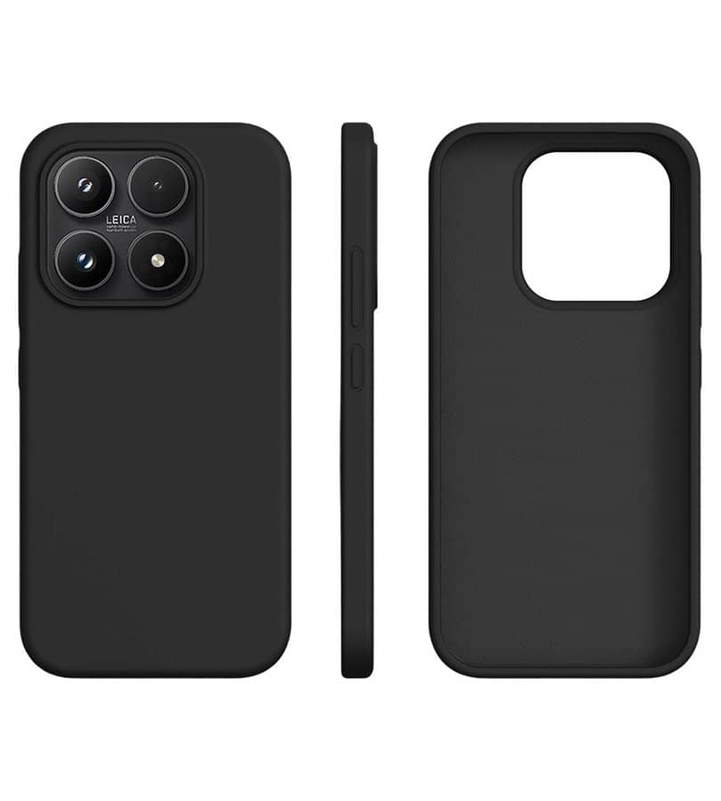 Калъф за Xiaomi 17 Ultra, Silicone Case, Черен