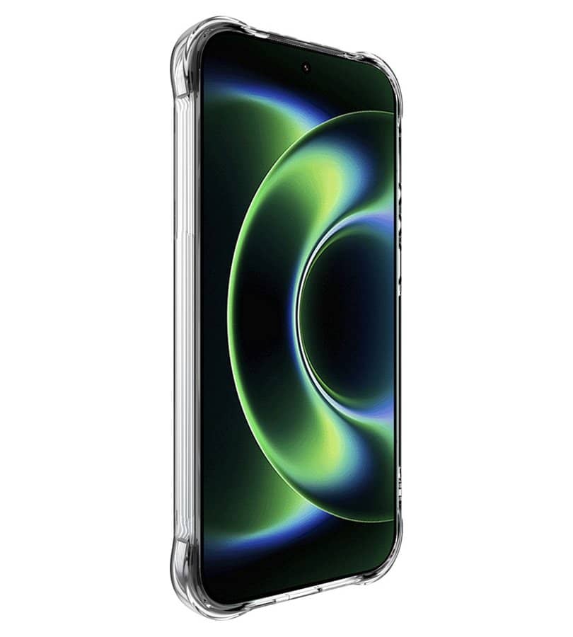 MagSafe Силиконов Калъф за Xiaomi 17 Ultra, Crystal Armor Case, Прозрачен (2)