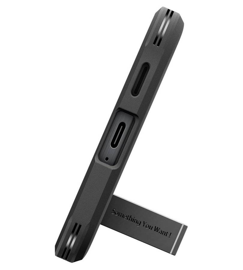 Калъф с Поставка за Samsung A37, Spigen Tough Armor Case, Черен (7)