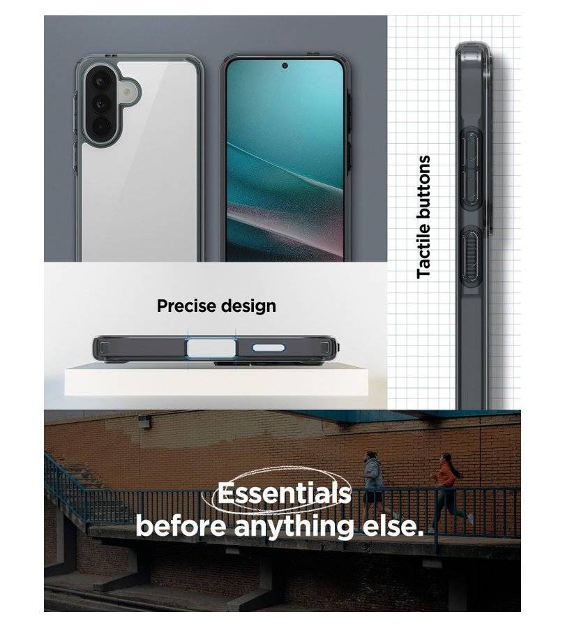 Противоударен Калъф за Samsung A57, Spigen Ultra Hybrid Space Case, Черен (12)