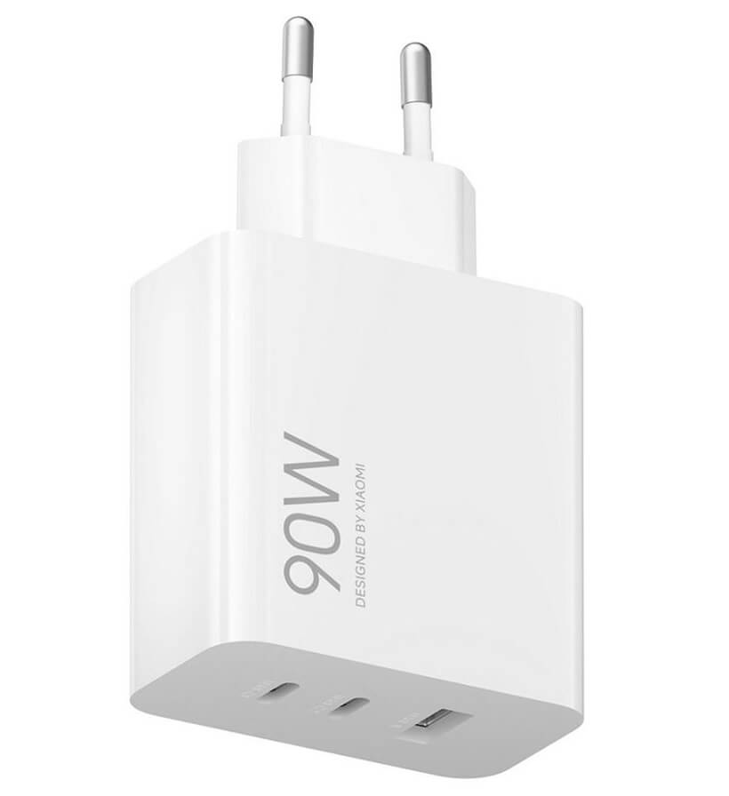 Оригинално Зарядно Xiaomi 90W HyperCharge Power Adapter (3-port) MDY-19-EK, Бял (2)