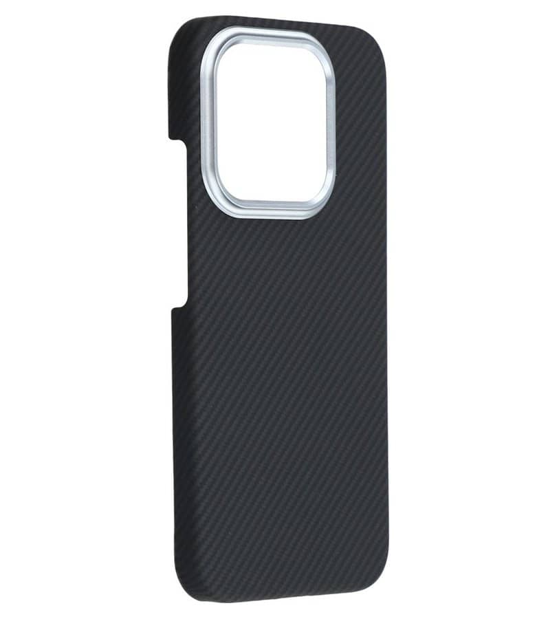 Карбонов Калъф за Xiaomi 17, Aramid Fiber Case, Черен (2)